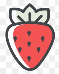 Strawberry Vector Icons Free Download In Svg Png Format - Girly,Fruit And Vegetable Icon