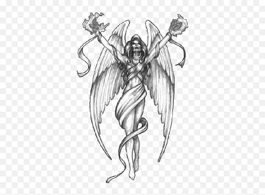 Fantasy Angel Png Background Image Arts - Angel Tattoo Png,Angel Transparent Background