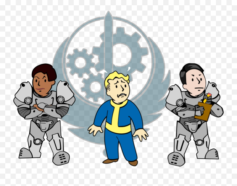Out Of The Blue Fallout Wiki Fandom - Brotherhood Of Steel Fallout 3 Logo Png,Icon Field Armor Boots Review