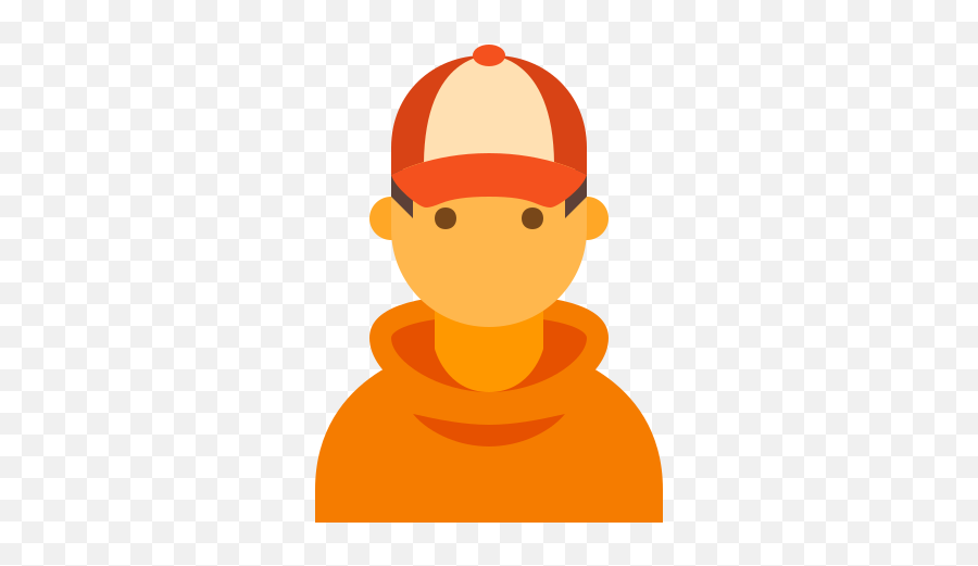 Teenager Male Icon In Color Style Png