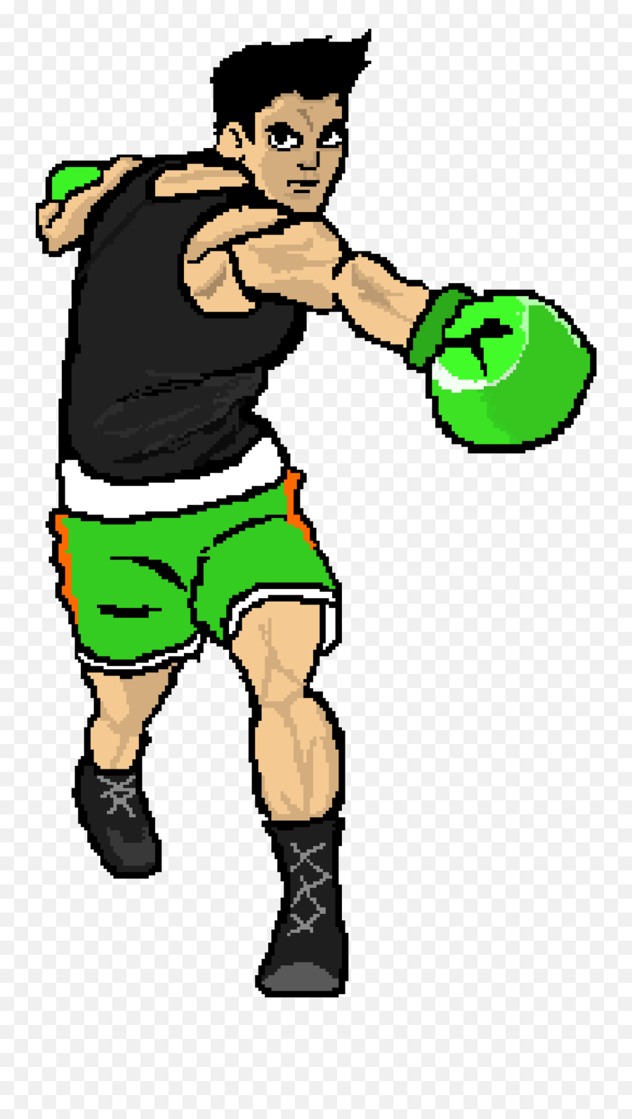 Download Little Mac Pixel Art - Pixel Art Punch Out Png,Little Mac Png