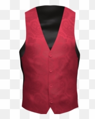 Ruby Valentino Paisley Pre - Tied Bow Tie Generation Tux Vest Png,Vest Png