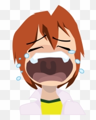 The Crying Boy Face With Tears Of Joy Emoji Computer - Clipart png