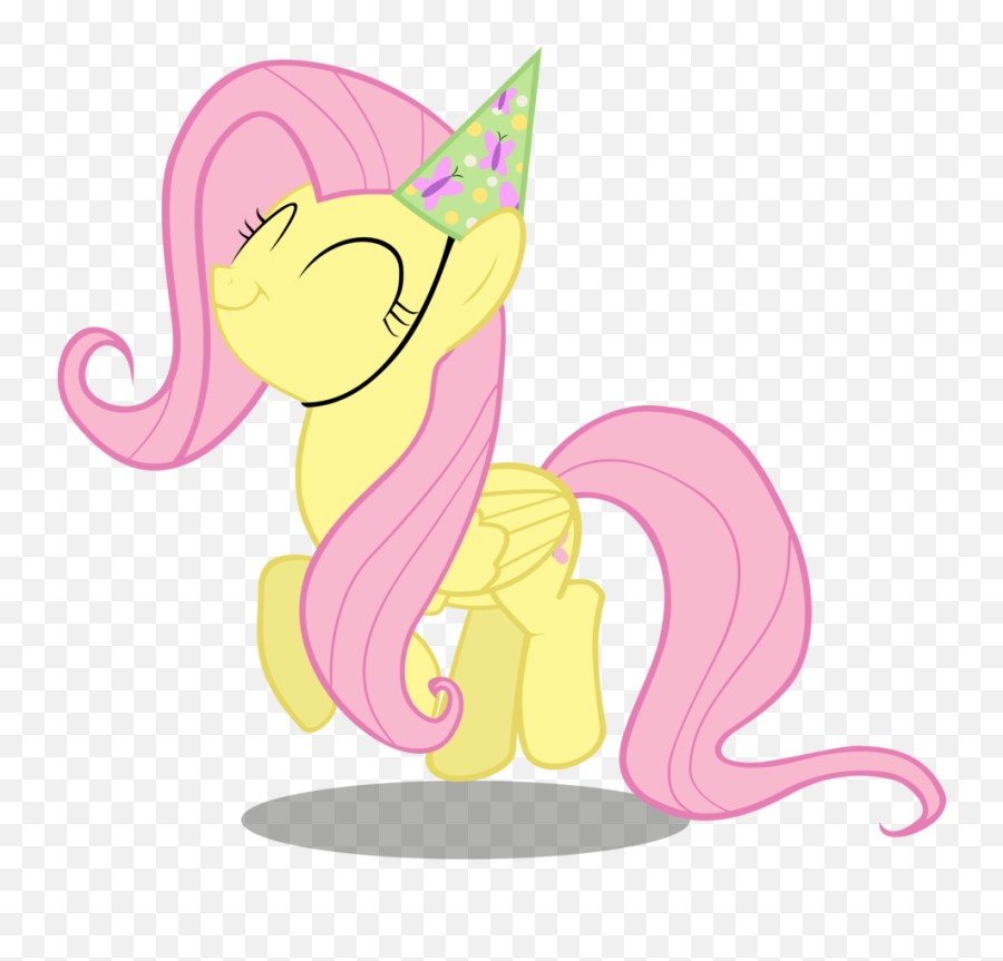 Party Hat Clipart Transparent - My Little Pony Birthday Fluttershy Png,Party Hat Transparent Background