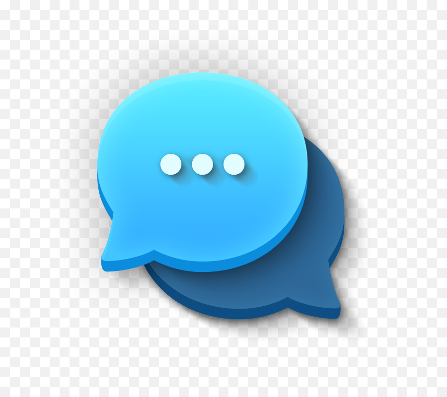 Sms Blue Icon Png Clipart - Message Icon Hd,Sms Icon Png