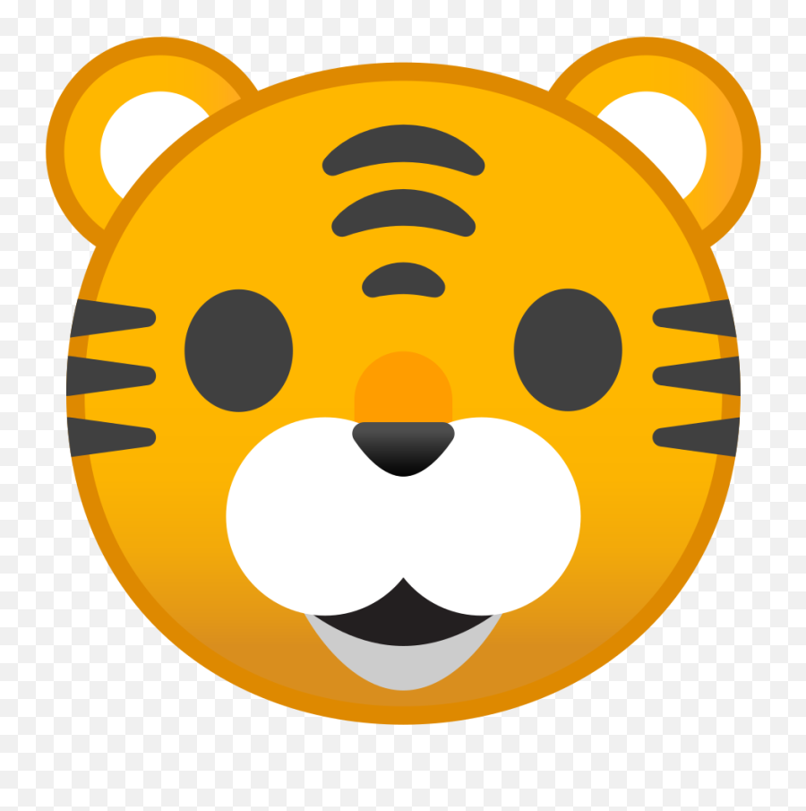 Tiger Face Icon Noto Emoji Animals Nature Iconset Google - Emoji Tigre Png,Tiger Png