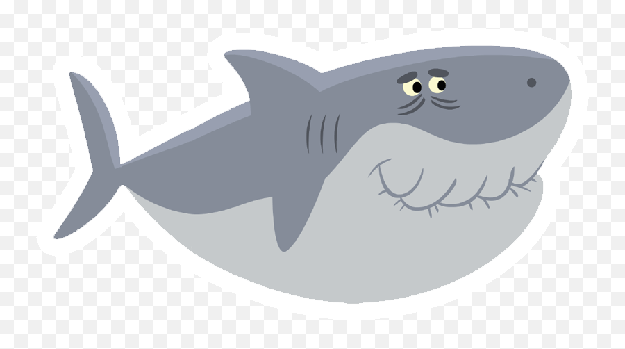 Cute Shark Png Transparent Collections - Grandma Shark Super Simple Songs,Fish Png Transparent