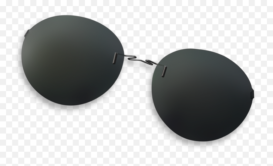 Download Circle Glasses Png Image - Lindberg Clip On Sunglasses,Circle Glasses Png