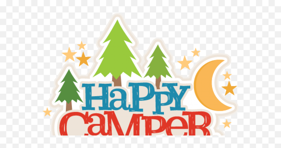 Clip Art Happy Camper - Christmas Tree Png,Camper Png