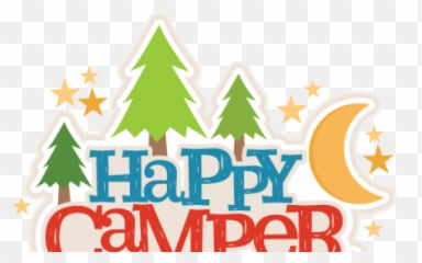 Clip Art Happy Camper - Christmas Tree Png,Camper Png