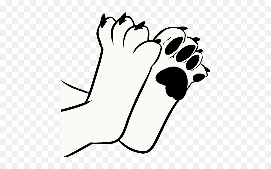 Paws By - Shywolf Fur Affinity Dot Net Png,Wolf Paw Png