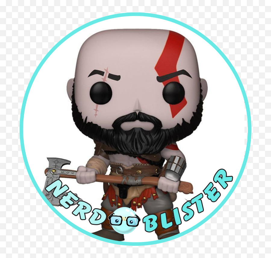 Download Kratos God Of War 4 Funko Pop - Cartoon Png,God Of War 4 Logo