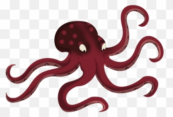 Octopus Png - Transparent Background Clipart