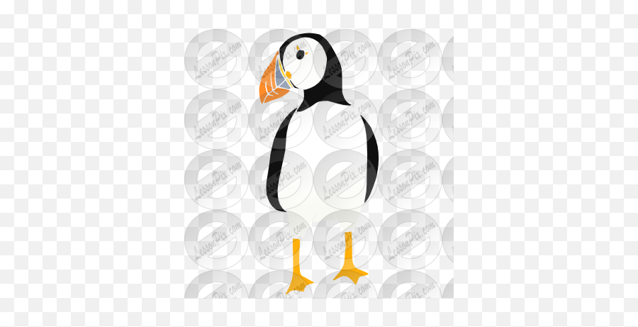 Puffin Stencil For Classroom Therapy Use - Great Puffin Clip Art Png,Puffin Png