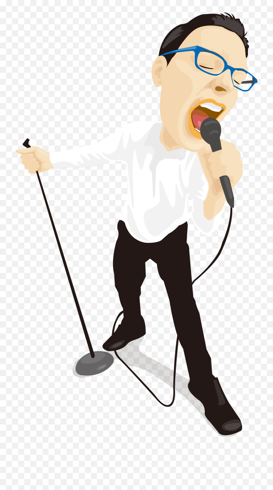 Download Beichuan Qiang Autonomous County Microphone Singing - Cartoon  Singer Png,Microphone Clipart Transparent Background - free transparent png  images 