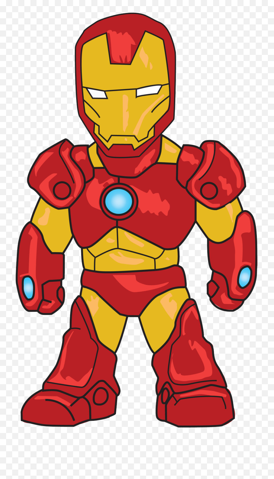 iron man full body drawing