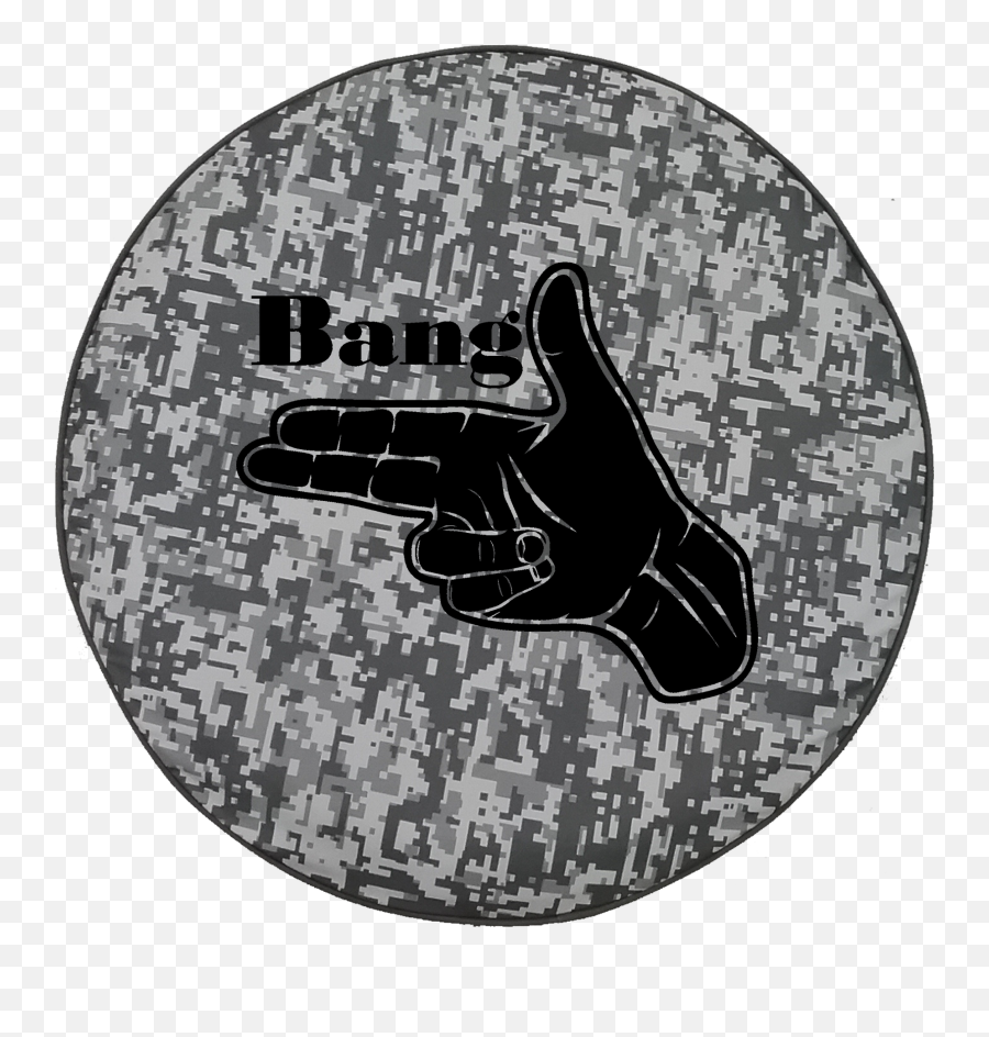 Download Digi Camo Tire Cover Hd Png - Uokplrs Ueno Zoo,Finger Gun Png