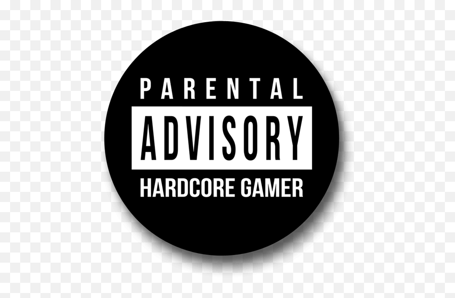 Hard Core Gamer Advisory Badge - Design Institute For Health Ut Austin Png,Parental Advisory Transparent Png