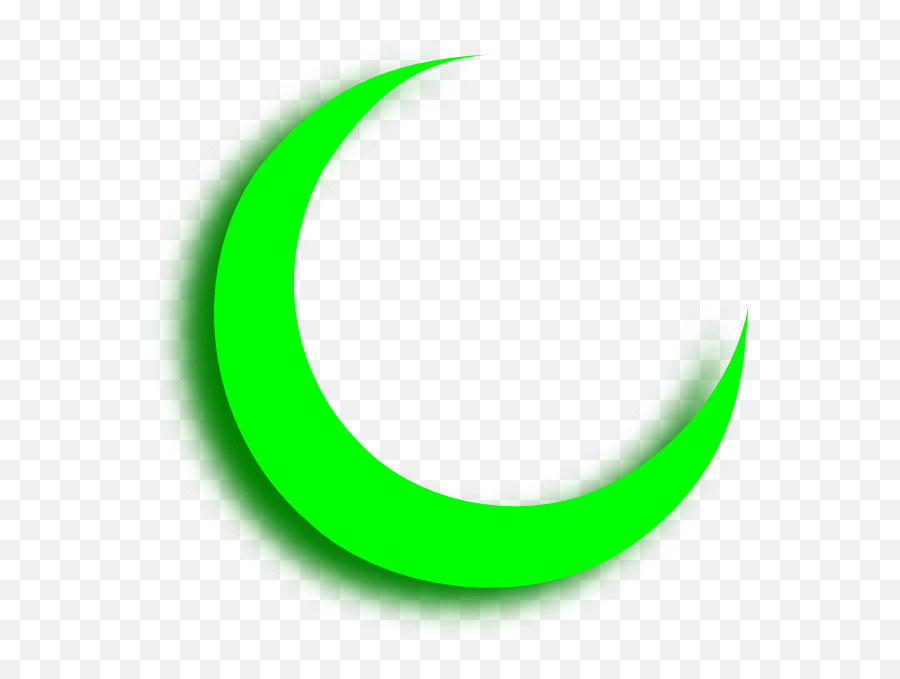 Download Transparent Moon Clip Art Free - Green Cresent Clip Green Crescent Moon Png,Moon Clipart Transparent Background
