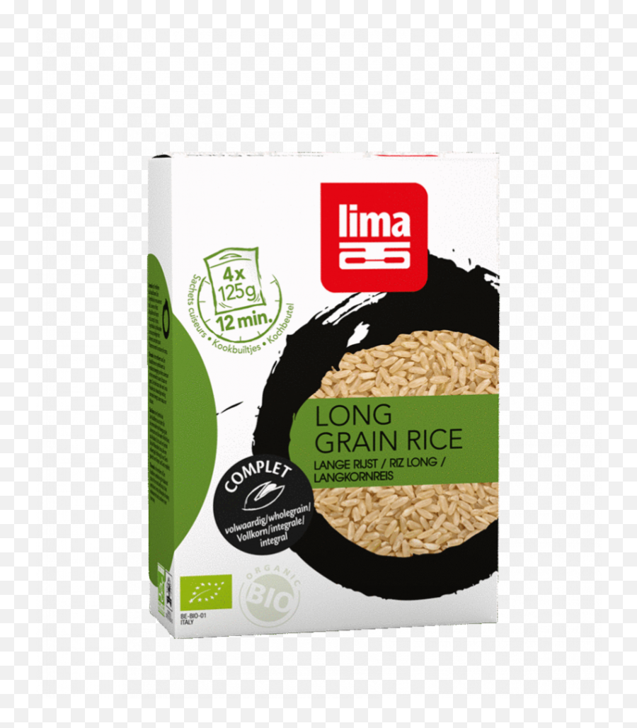 Rice Long Grain Brown Pre - Cooked In Boiling Bags Lima Food Lima Rice Long Parboiled Png,Grain Png