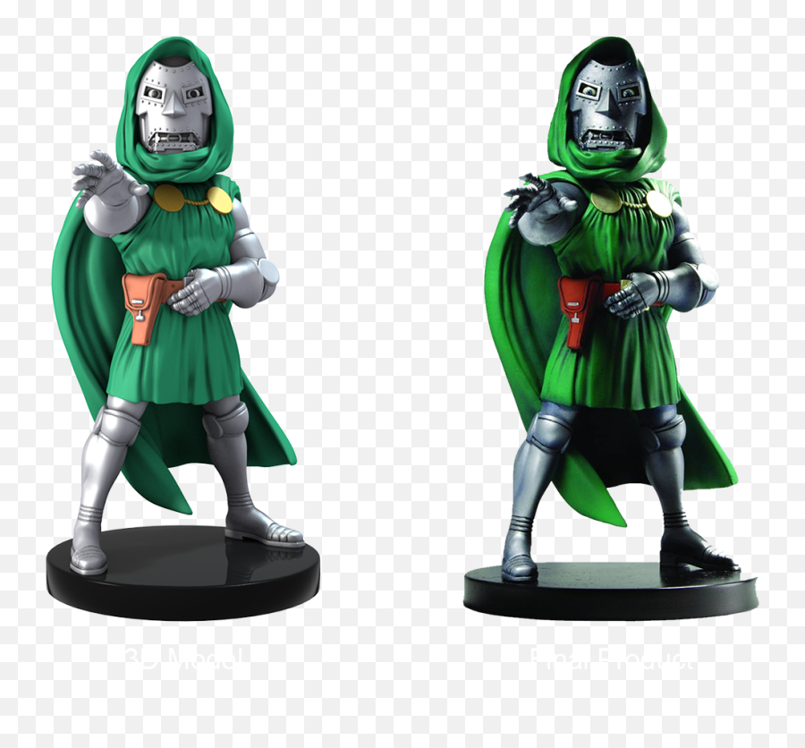 Doom - Fantastic 4 Dr Doom Classic Xl Headknocker Doctor Doom Head Knocker Png,Doom Transparent