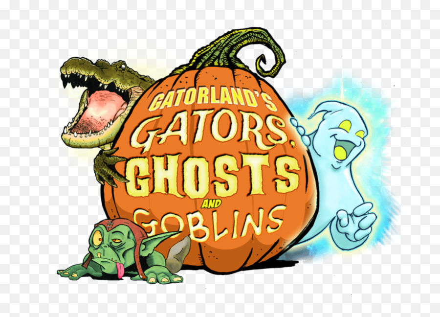 Gators Ghosts And Goblins Halloween Event U2013 Gatorland - Gatorland Halloween Png,Gator Logo Png