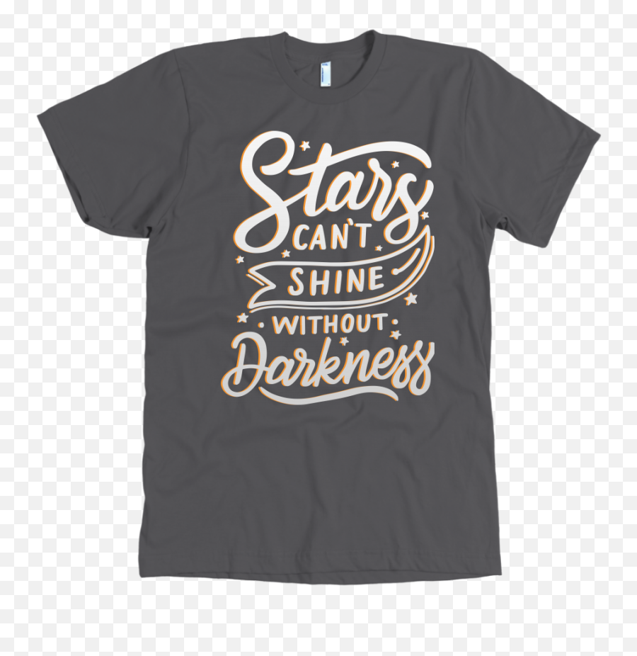 A Star Shines In Darkness Tee - Calligraphy Png,Star Shine Png