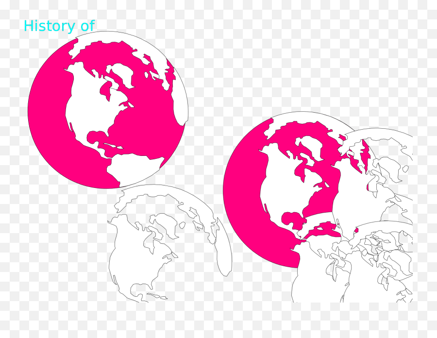 Pink White World Clip Art - Earth Clipart Transparent Background Png,World Clipart Transparent