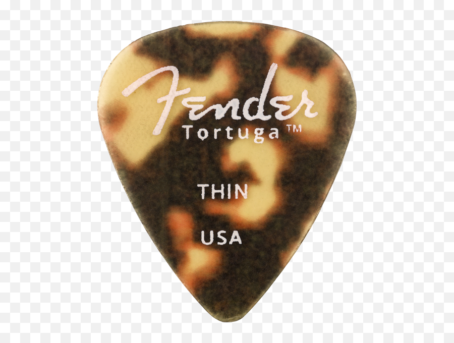 Fender 351 Shape Thin Tortuga Guitar Picks - 6 Pack Fender Tortuga Picks Thin Png,Guitar Pick Png