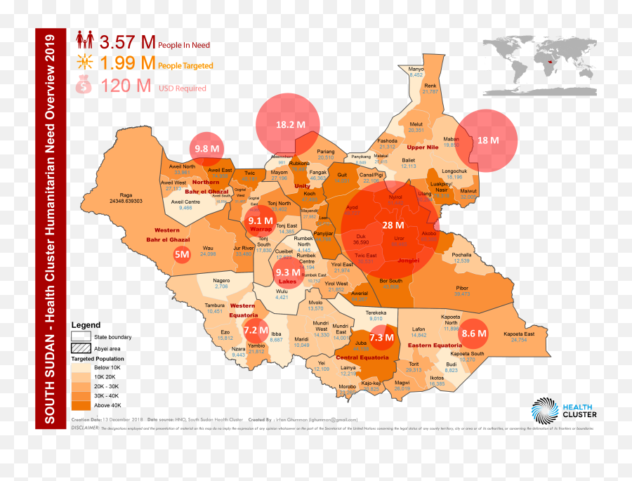 Population Map Sudan 2019 Png People From Above