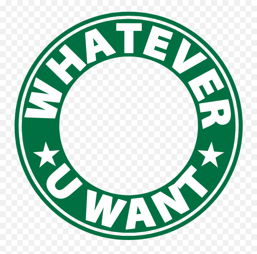 Starbucks Logo Clipart - Editable Starbucks Cup Template Png,Images Of Starbucks Logo
