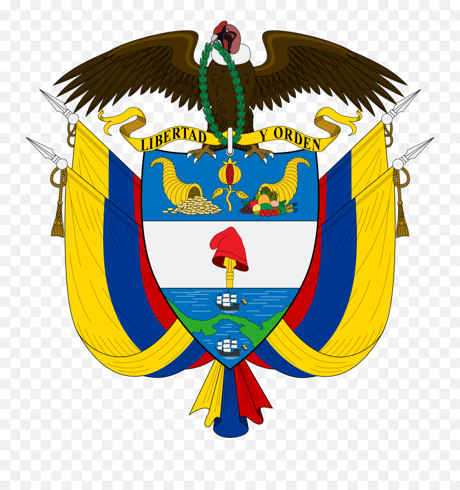 Coat Of Arms Colombia - Wikipedia Png,Colombia Flag Png