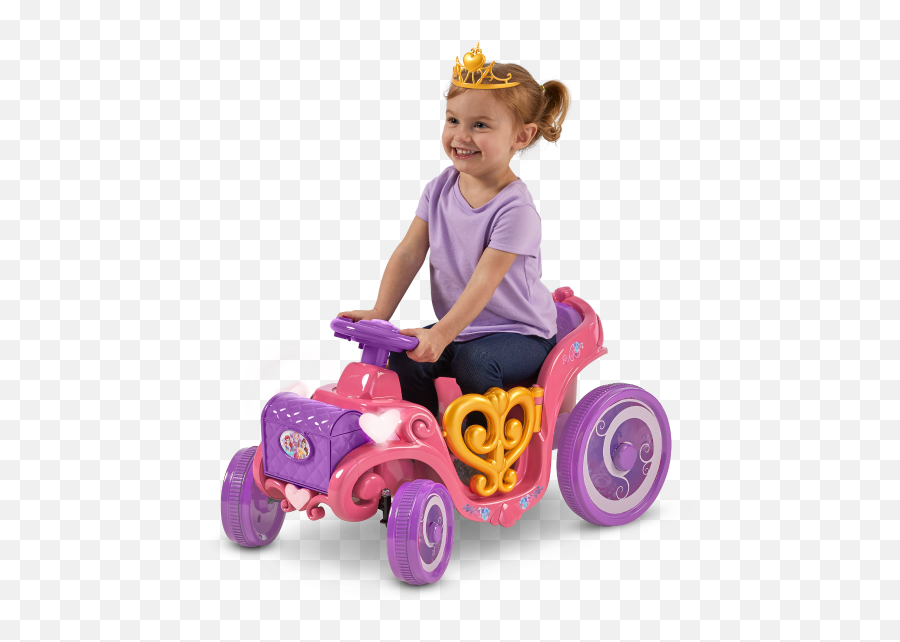 Disney Princess Enchanted Adventure Carriage - Disney Princess Enchanted Adventure Carriage Quad Toy By Kid Trax Png,Cinderella Carriage Png