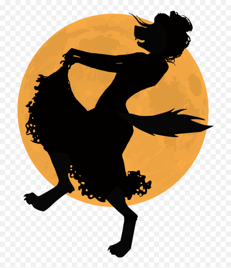 Art Silhouette Full Moon Illustration - Amazing Wolf Dance Png,Amazing Png