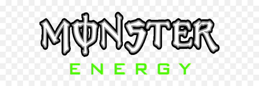 Black And White Monster Energy Logo - Monster Energy Word Png,Monster Drink Logo