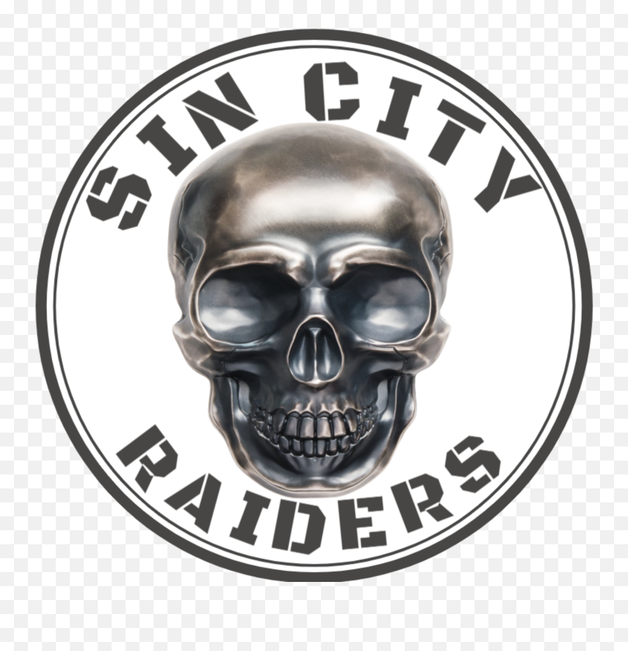 Welcome To Sin City Raiders Club Website - Solid Png,Raiders Skull Logo