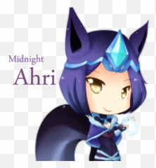 Hd Midnight Ahri - Ahri Png,Ahri Transparent
