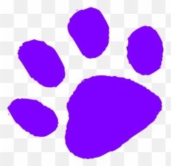 Paw Purple Free - Pawprint Dog Print png