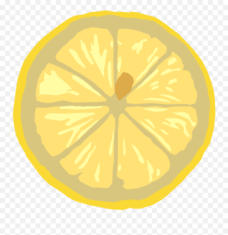 Fruits Citrus Transparent Png Clipart - Cross Section Of A Lemon,Lemon Transparent Background