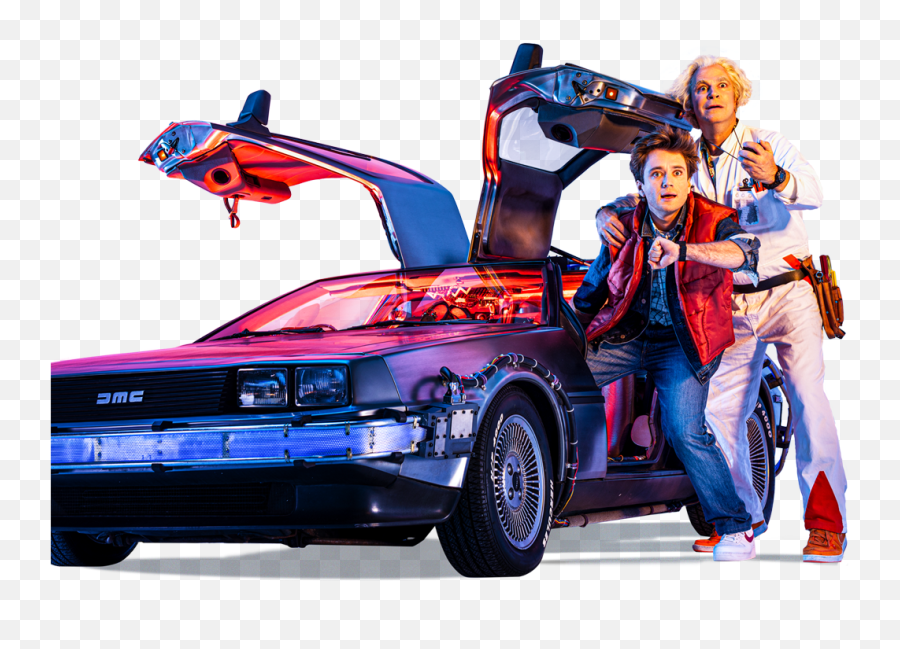 Back To The Future Musical Official Website Home - Back To The Future The Musical London Png,Back To The Future Logo Transparent