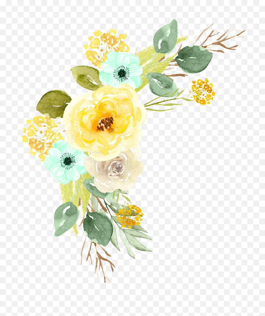 Download Hand - Transparent Background Painted Flowers Png,Painted Flowers Png