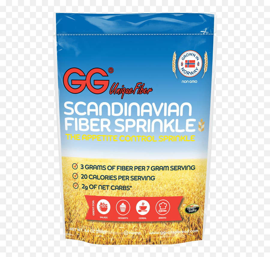 Gg Scandinavian Fiber Crispbread Bran Sprinkles - Gg Cracker Crumble Png,Sprinkles Transparent
