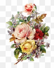Download Vintage Flower Png - Flowers PNG Image Transparent Background