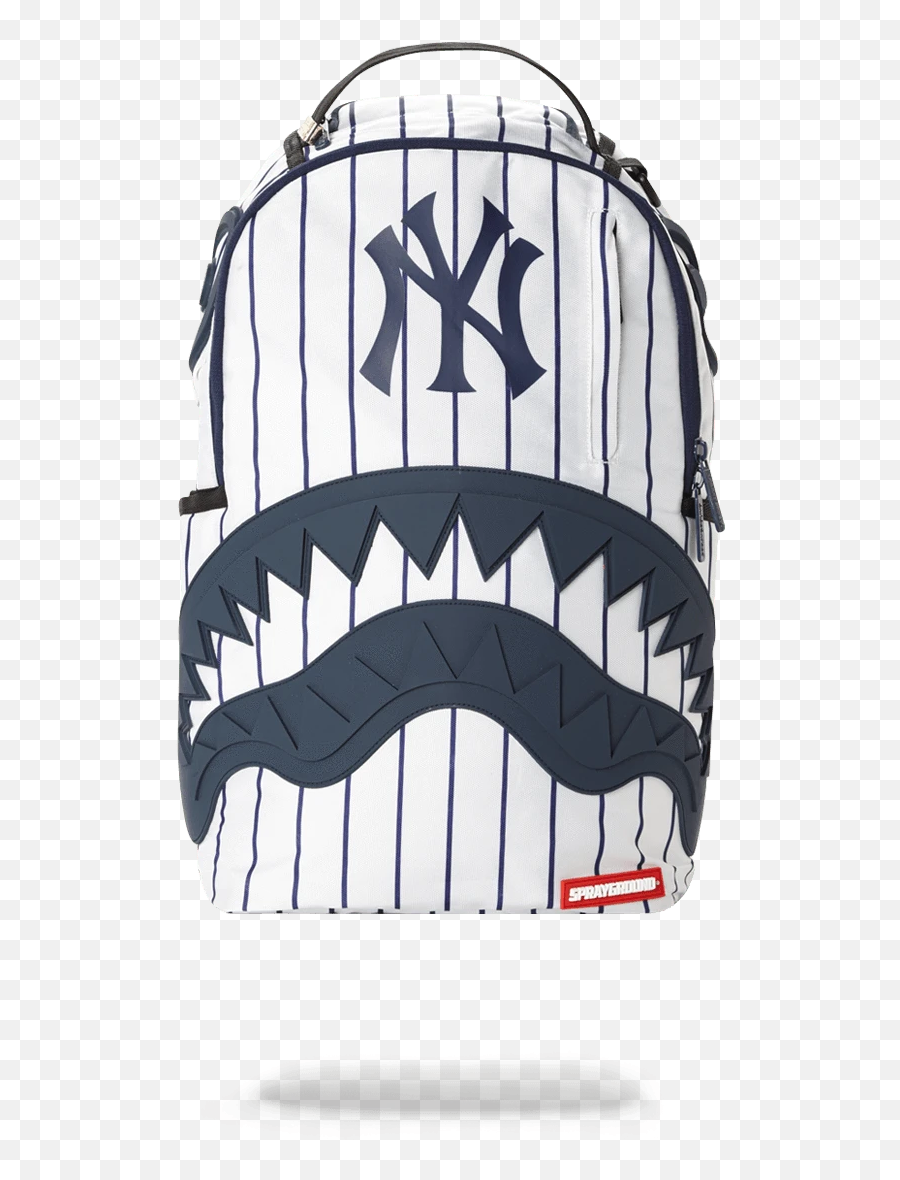 Sprayground Backpack Mlb Ny Yankees - New York Yankees Sprayground Shark Lab Backpack Png,Yankees Hat Png