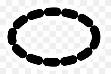 Black Clipart Bracelet Png Transparent - Pink Tiger Eye Stones,Bracelet Png