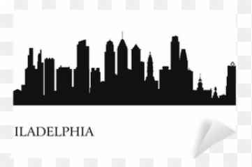 Philadelphia City Skyline Silhouette - Vector Philadelphia Skyline Silhouette Png,Philadelphia Skyline Silhouette Png