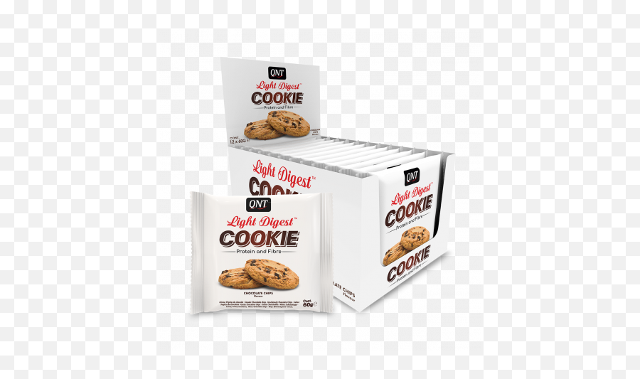 Light Digest Protein Cookie With - Qnt Light Digest Cookie Png,Icon Meals Protein Cookie
