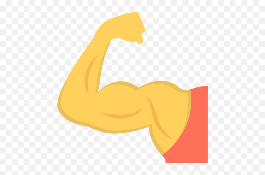 Vector Icons Designed - Strong Arm Emoji Png,Muscle Vector Icon