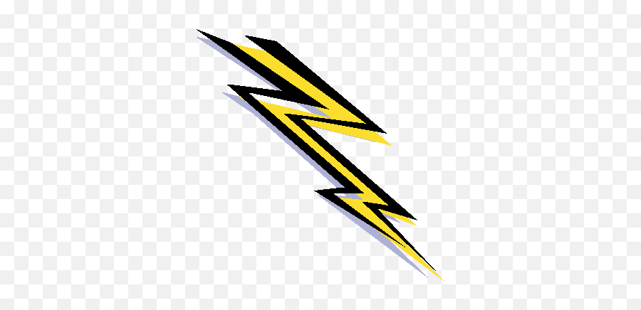 Free Cartoon Lightning Bolt Transparent - Lightning Bolt Clipart Gif Png,Lightning Bolt Transparent Background