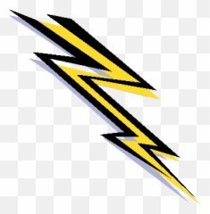 Free Cartoon Lightning Bolt Transparent - Clipart Gif png